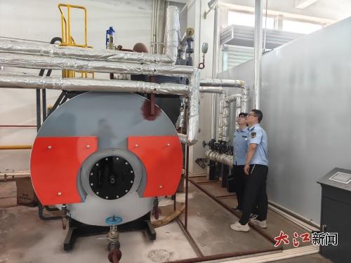 东临新区市场监管局开展节前特种设备安全生产检查 图 信息安全设备制造